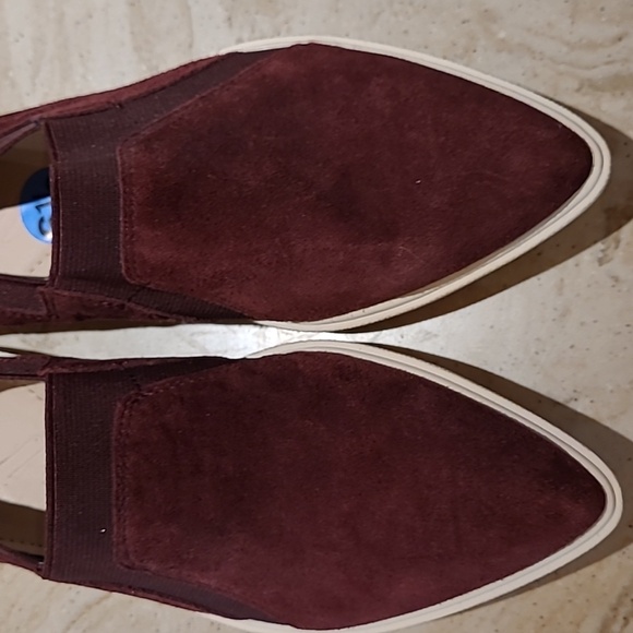 NAYA  Burgundy Suede loafers 6.5 - Picture 4 of 6